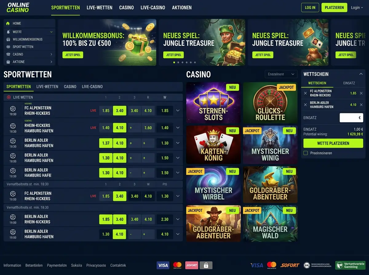 Playio — Spiele und Quoten
